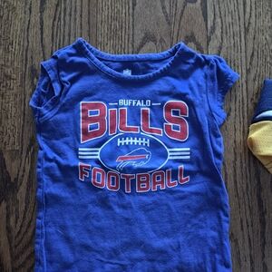 NFL Buffalo Bills Kids Blue and Red Tee
